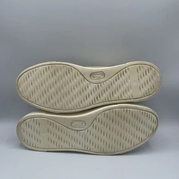 AGL Attilio Giusti Leombruni Low-Top Sneakers Patent-Toe Suede Beige Size 39.5 - Picture 7 of 7